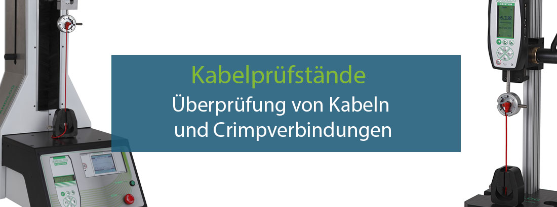 Prüfstände für die Überprüfung von Kabeln und Crimpverbindungen